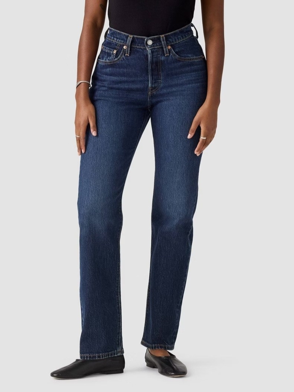 Levi's Women's 501 Curve Straight Leg Stretch Jeans - Mild Salsa - 27 X 30 - NEW - Picture 8 of 12